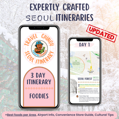 South Korea Seoul Itinerary 3 days Food snacks markets expert airport information convenience store cultural tip
