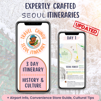 South Korea Seoul Itinerary 3 days history culture expert airport information convenience store cultural tip