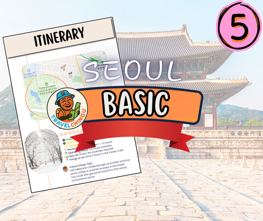 Basic Korean 5 day itinerary