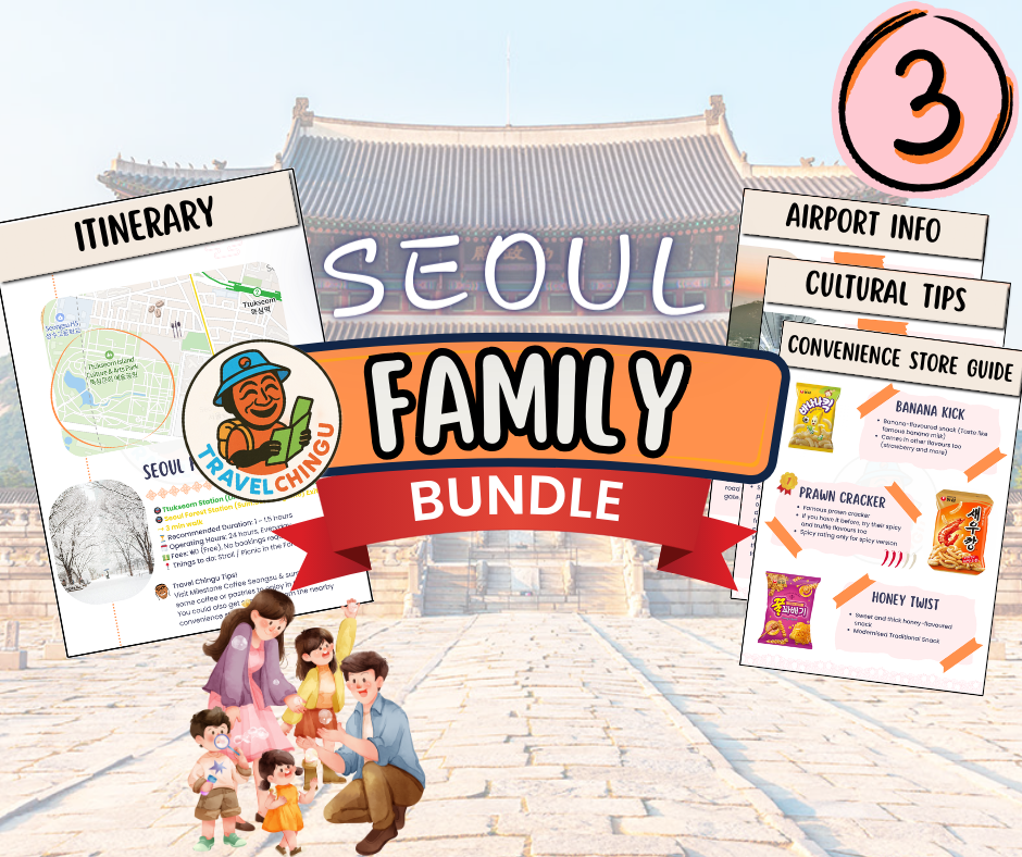 Korea seoul family trip family bundle 3 day itinerary